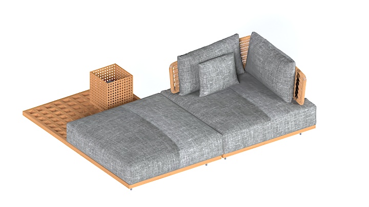 渲染模型_沙发2520