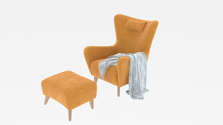 渲染模型_沙发2556