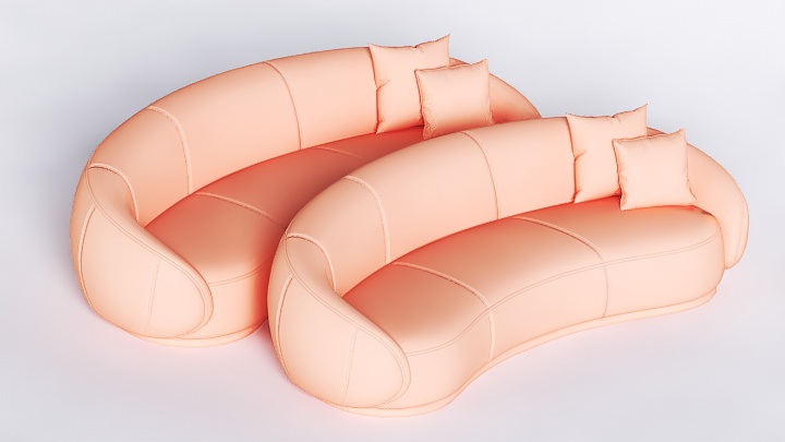 渲染模型_沙发2573