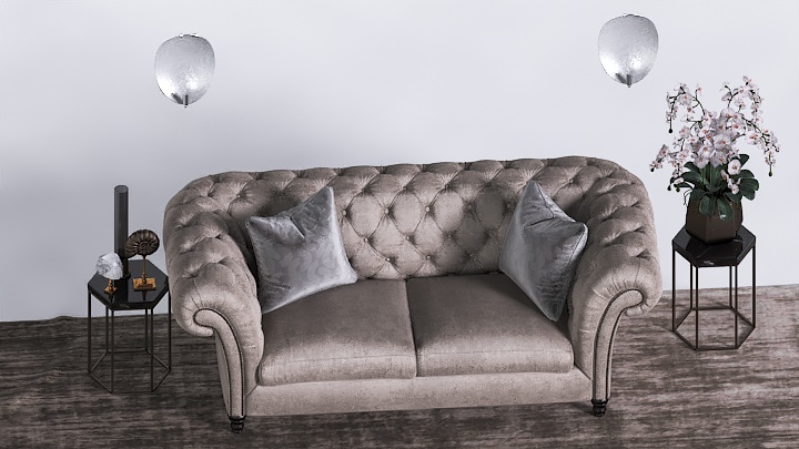 渲染模型_沙发2650