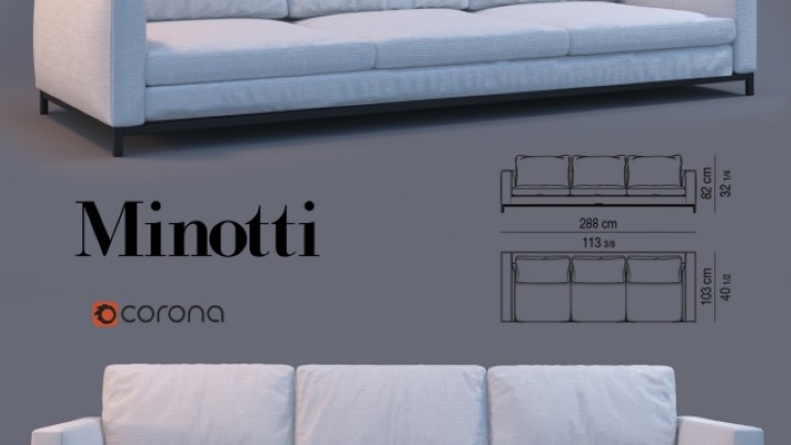 渲染模型_沙发2723