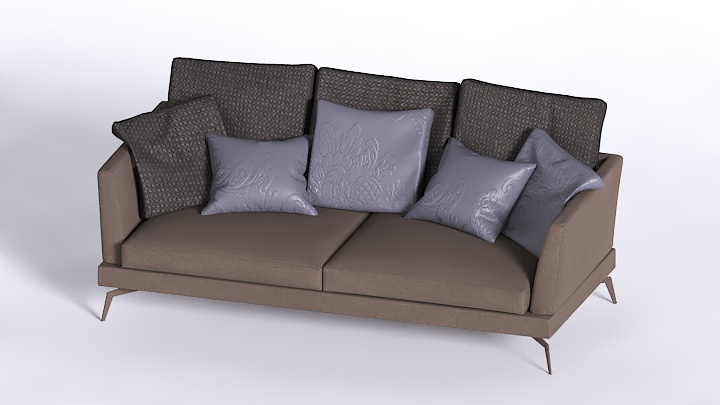 渲染模型_沙发2882