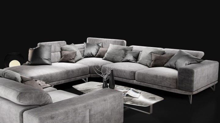 渲染模型_沙发2896