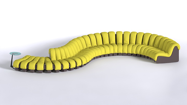 渲染模型_沙发2971