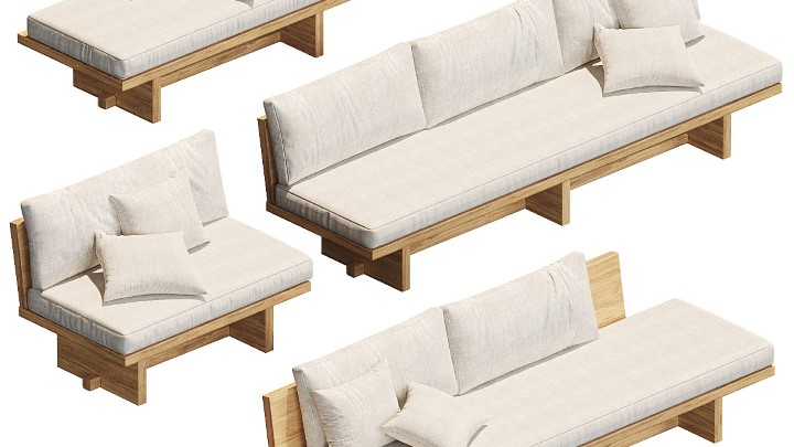 渲染模型_沙发3010