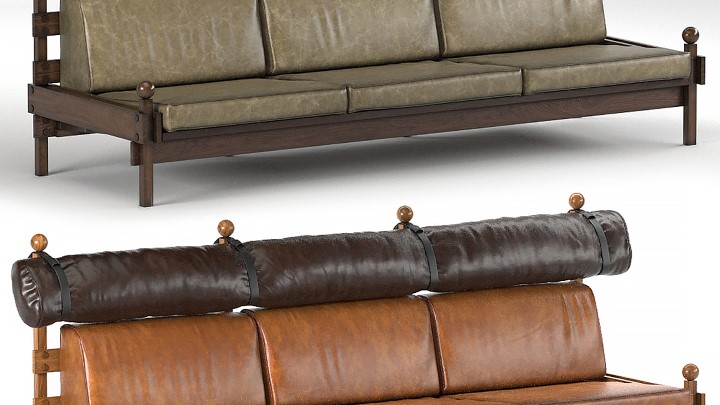 渲染模型_沙发3087