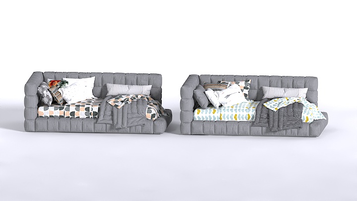 渲染模型_沙发3208