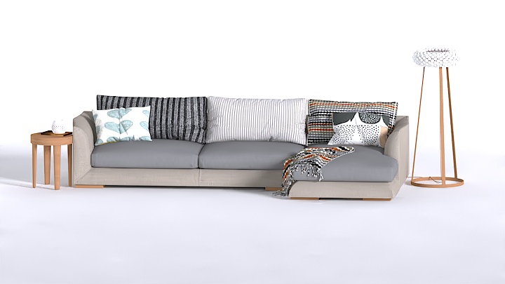 渲染模型_沙发3212
