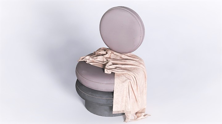 渲染模型_沙发凳019