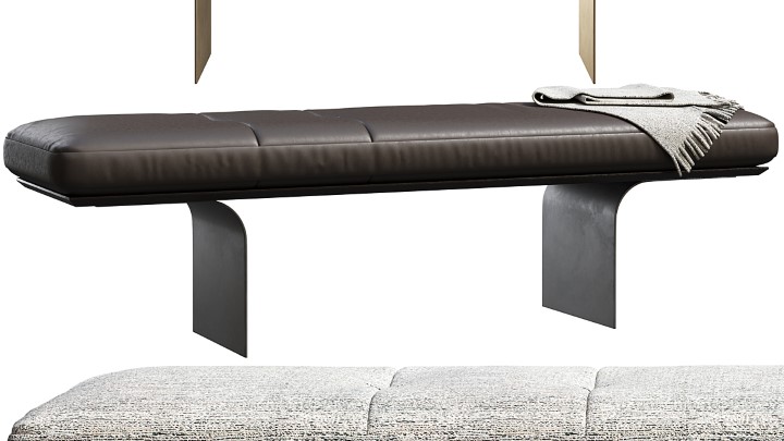 渲染模型_沙发凳025