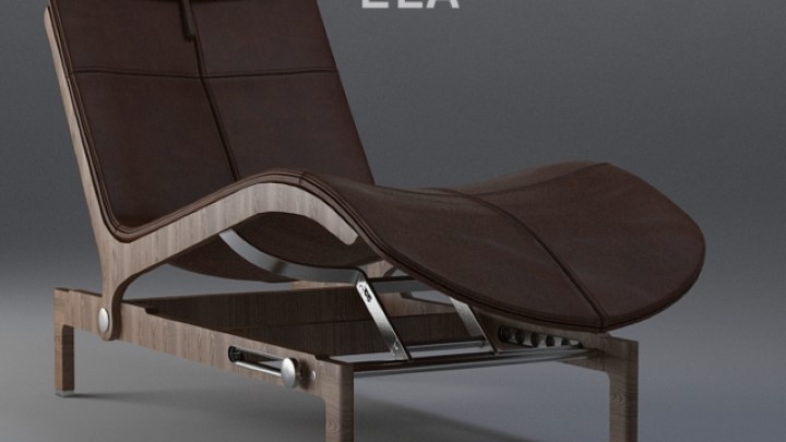 渲染模型_沙发椅006