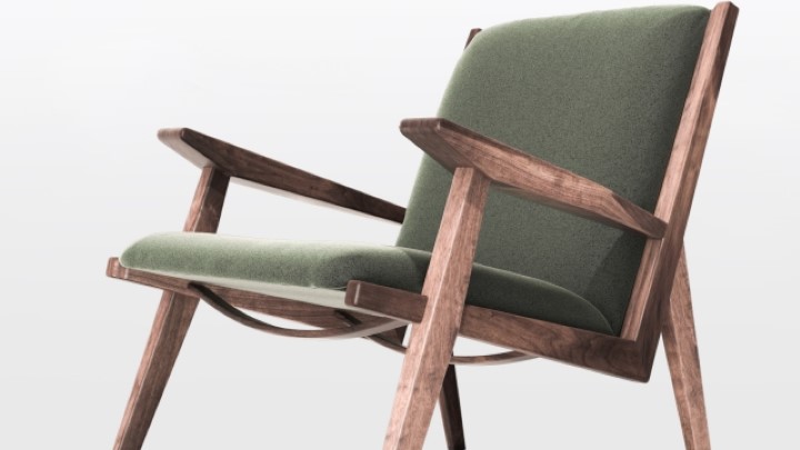 渲染模型_沙发椅007