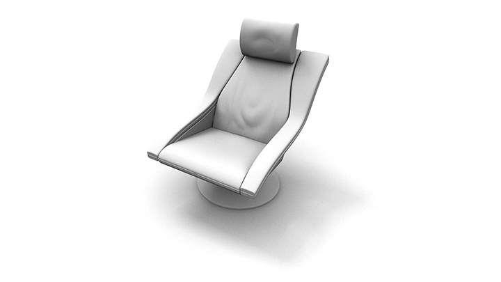 渲染模型_沙发椅048