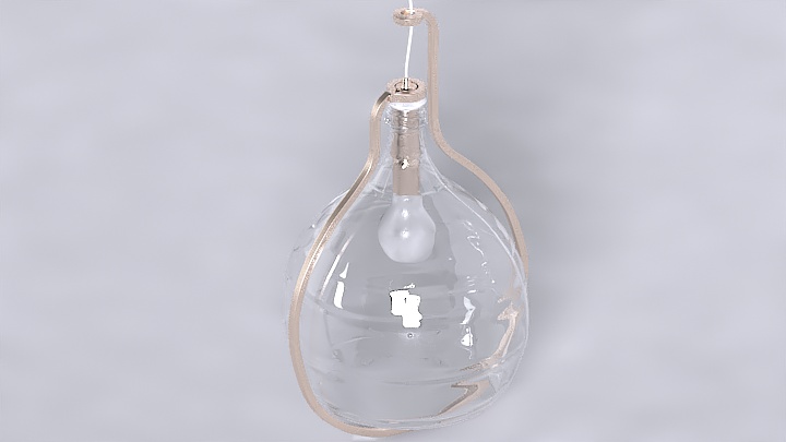 渲染模型_油灯002