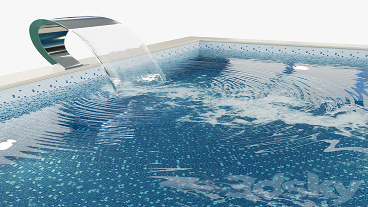 渲染模型_泳池003