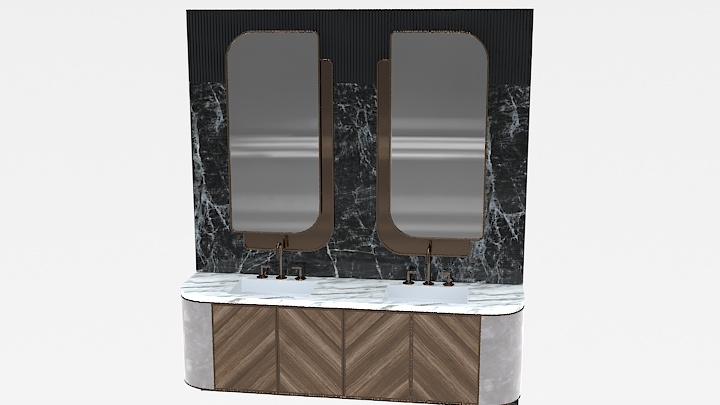 渲染模型_洗手台059