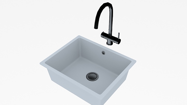 渲染模型_洗手台063