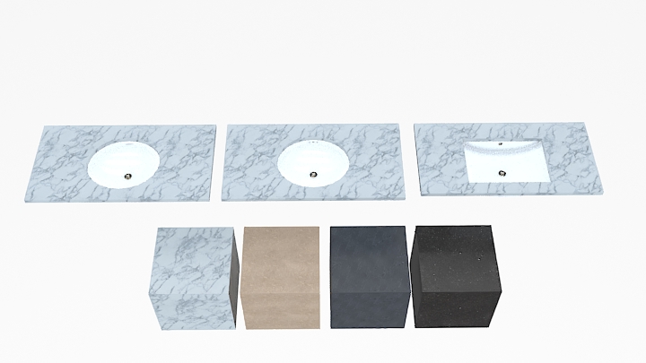 渲染模型_洗手台065