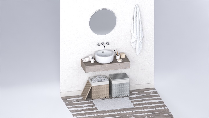 渲染模型_洗手台067