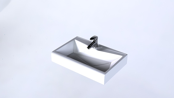 渲染模型_洗手池054