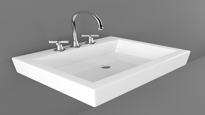 渲染模型_洗手池083