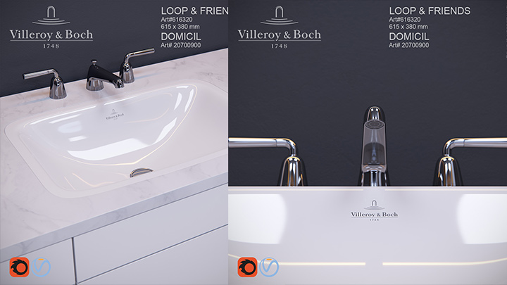 渲染模型_洗漱台058