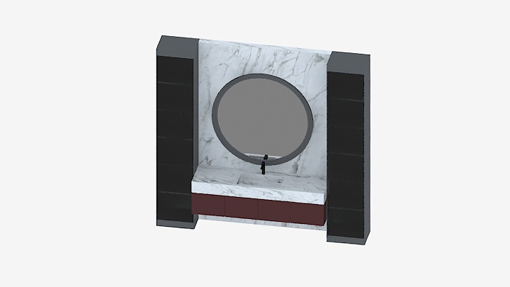 渲染模型_洗漱台075