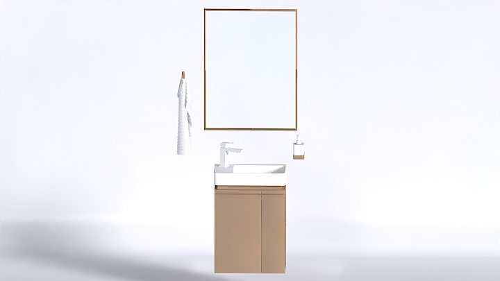 渲染模型_洗漱台083