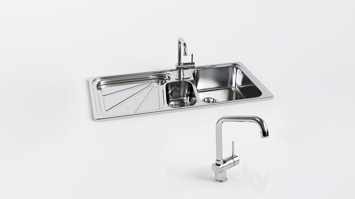 渲染模型_洗碗池012