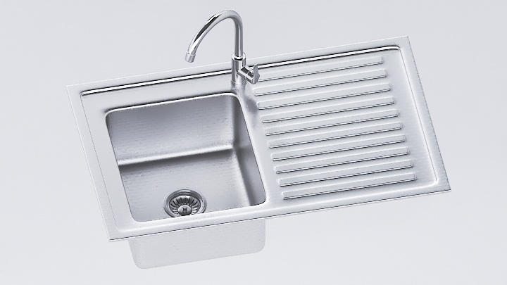 渲染模型_洗碗池016