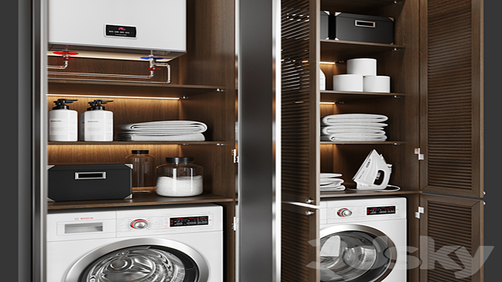 渲染模型_洗衣机007