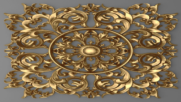 渲染模型_浮雕019