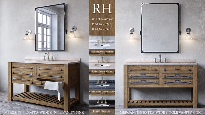 渲染模型_浴室023