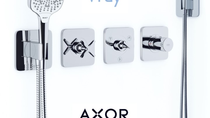 渲染模型_浴室五金件004