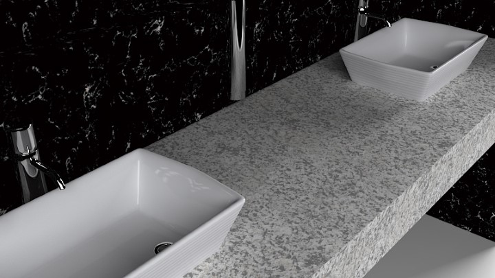 渲染模型_浴室洗漱池007