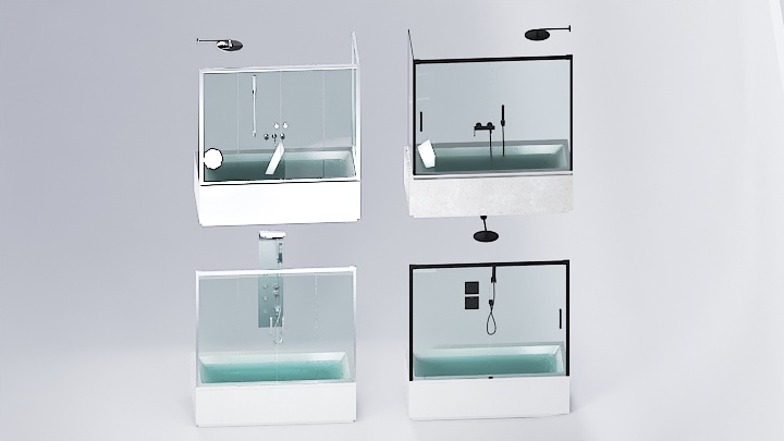 渲染模型_浴池003