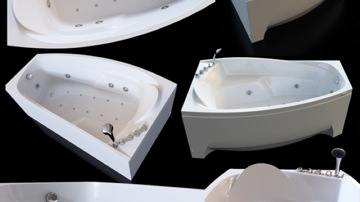 渲染模型_浴缸070