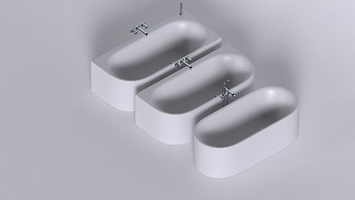 渲染模型_浴缸084