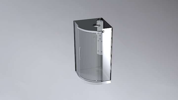 渲染模型_淋浴间002
