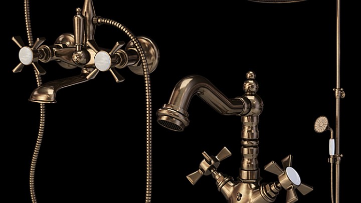 渲染模型_淋雨喷头001