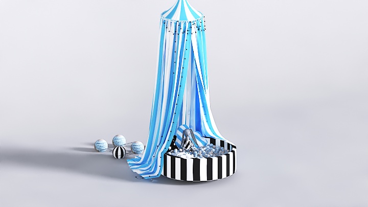 渲染模型_游戏帐篷001