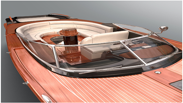 渲染模型_游艇005