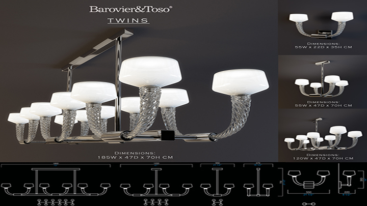 渲染模型_灯具238