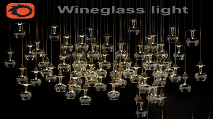 渲染模型_灯具303