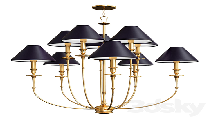 渲染模型_灯具316