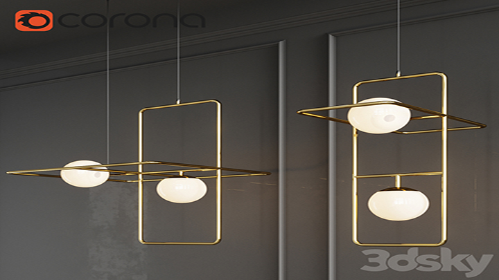 渲染模型_灯具345