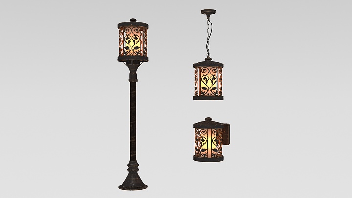 渲染模型_灯具654