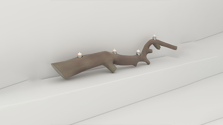 渲染模型_烛台016