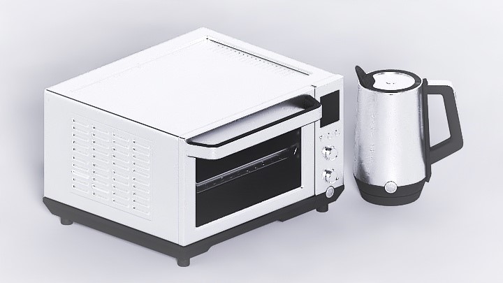 渲染模型_烤箱046