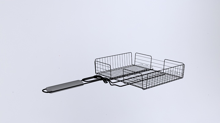 渲染模型_烤肉篮001